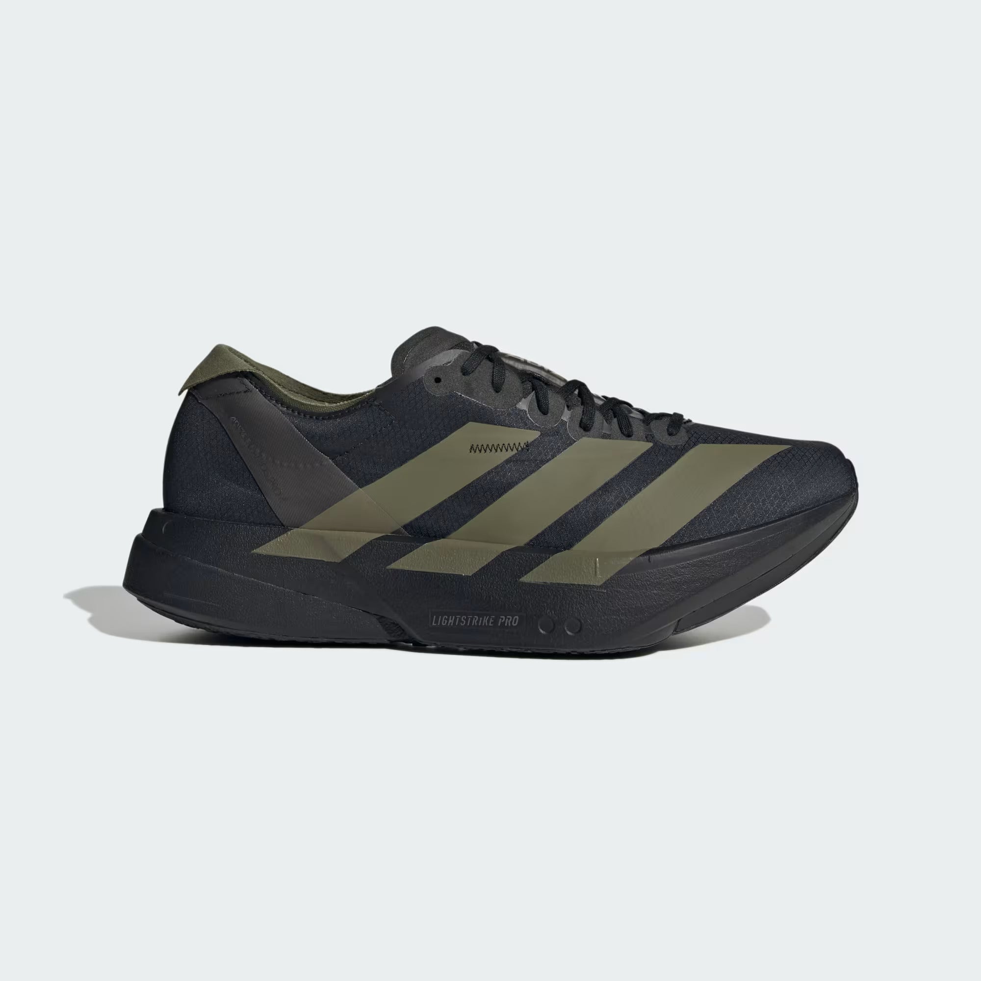 Adidas Men's Adizero Adios Pro 4 - Black / Focus Olive – Interval