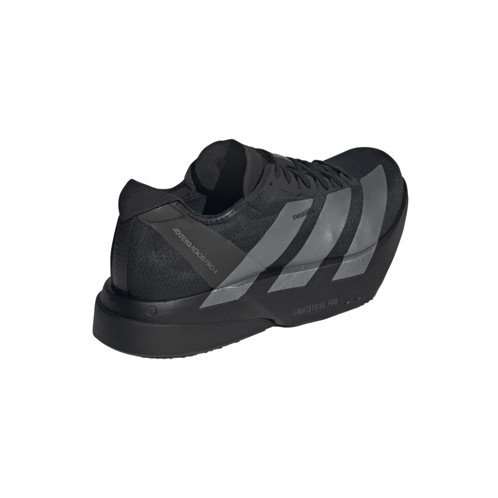 Adidas Men's Adizero Adios Pro 4 - Core Black/Iron Metallic/Carbon - Interval Running
