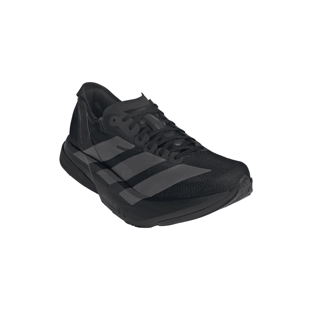 Adidas Men's Adizero Adios Pro 4 - Core Black/Iron Metallic/Carbon - Interval Running