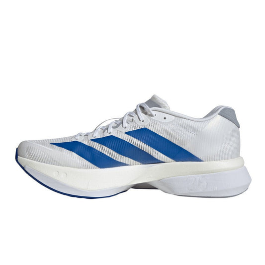 Adidas Men's Adizero Boston 13 – Cloud White / Team Royal Blue / Halo Silver - Interval Running
