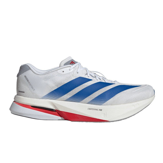 Adidas Men's Adizero Boston 13 – Cloud White / Team Royal Blue / Halo Silver - Interval Running