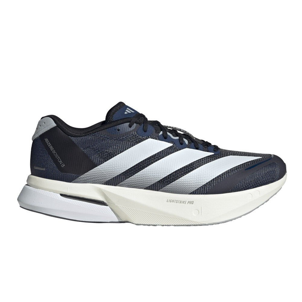 Adidas Men's Adizero Boston 13 – Core Black / Cloud White / Grey Five - Interval Running