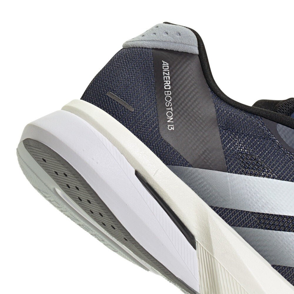 Adidas Men's Adizero Boston 13 – Core Black / Cloud White / Grey Five - Interval Running