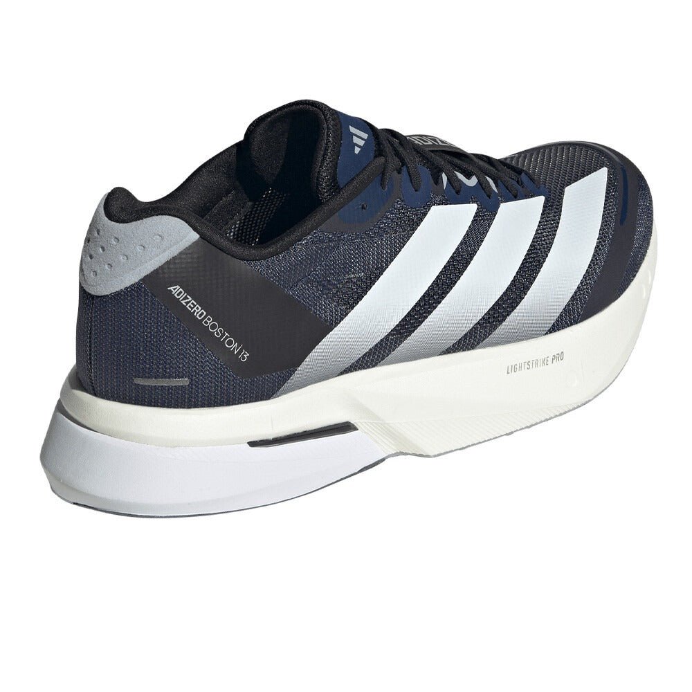 Adidas Men's Adizero Boston 13 – Core Black / Cloud White / Grey Five - Interval Running