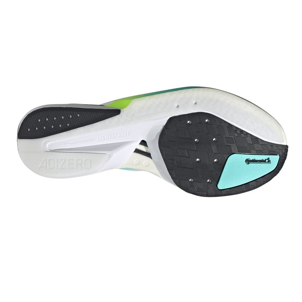 Adidas Men's Adizero Boston 13 – flash aqua / cloud white / lucid lemon - Interval Running