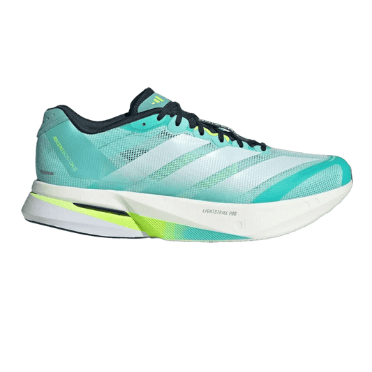 Adidas Men's Adizero Boston 13 – flash aqua / cloud white / lucid lemon - Interval Running