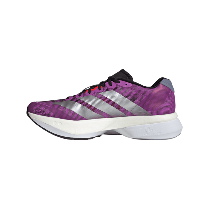 Adidas Men's Adizero Boston 13 – Purple Burst / Silver Met / Lucid Red - Interval Running