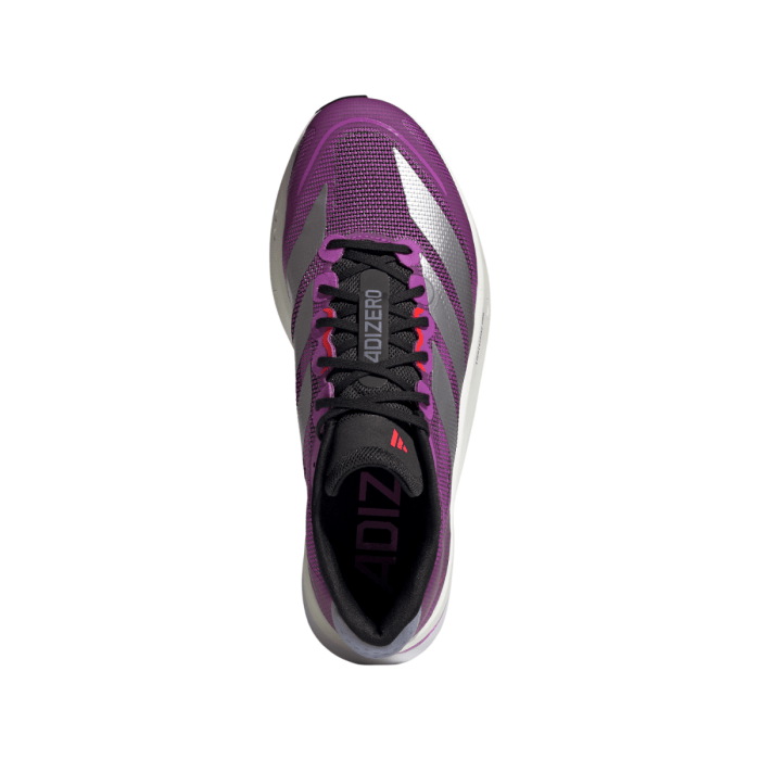 Adidas Men's Adizero Boston 13 – Purple Burst / Silver Met / Lucid Red - Interval Running