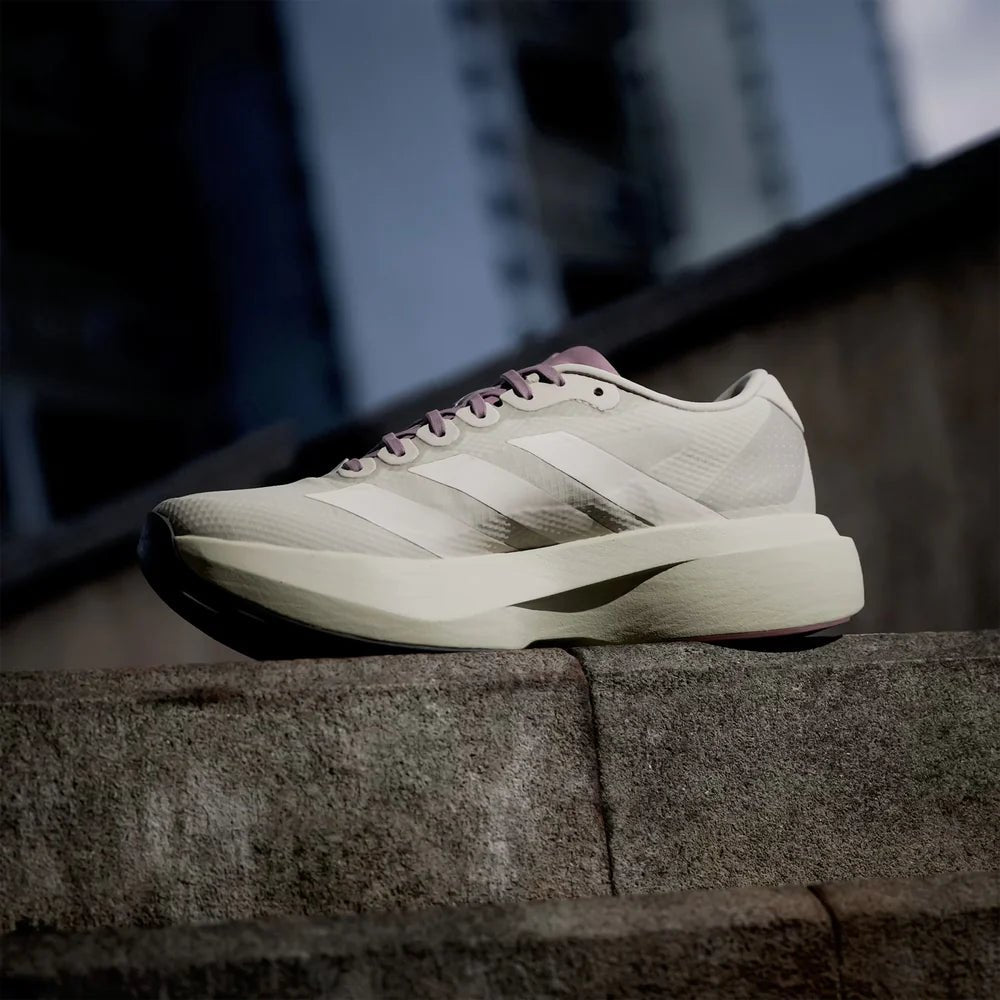 Adidas Men's Adizero Evo SL H.Koumori - Putty Grey / Alumina / Shadow Fig - Interval Running