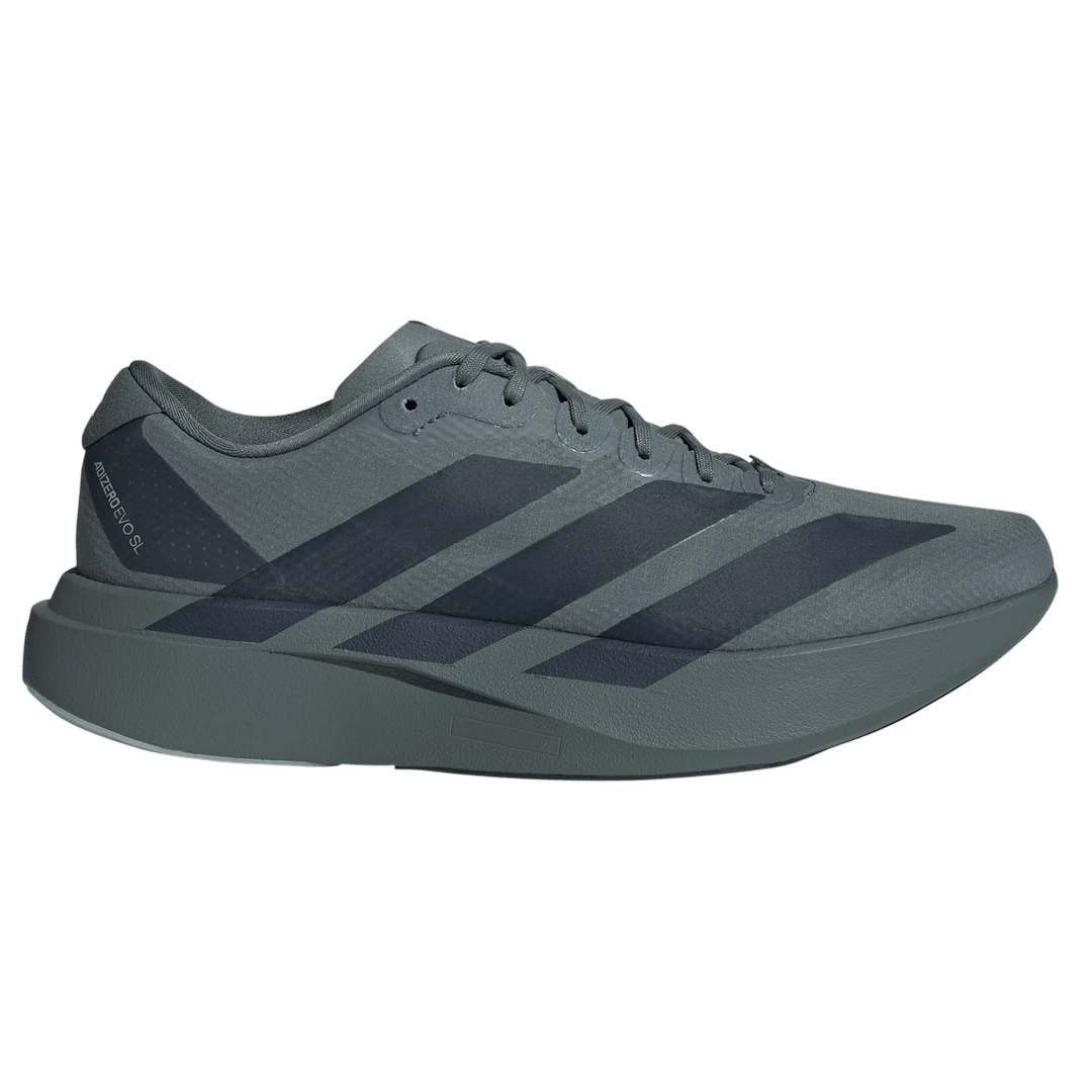 Adidas Men's Adizero Evo SL Woven – Blue Oxide / Aurora Ink / Wonder Sage - Interval Running