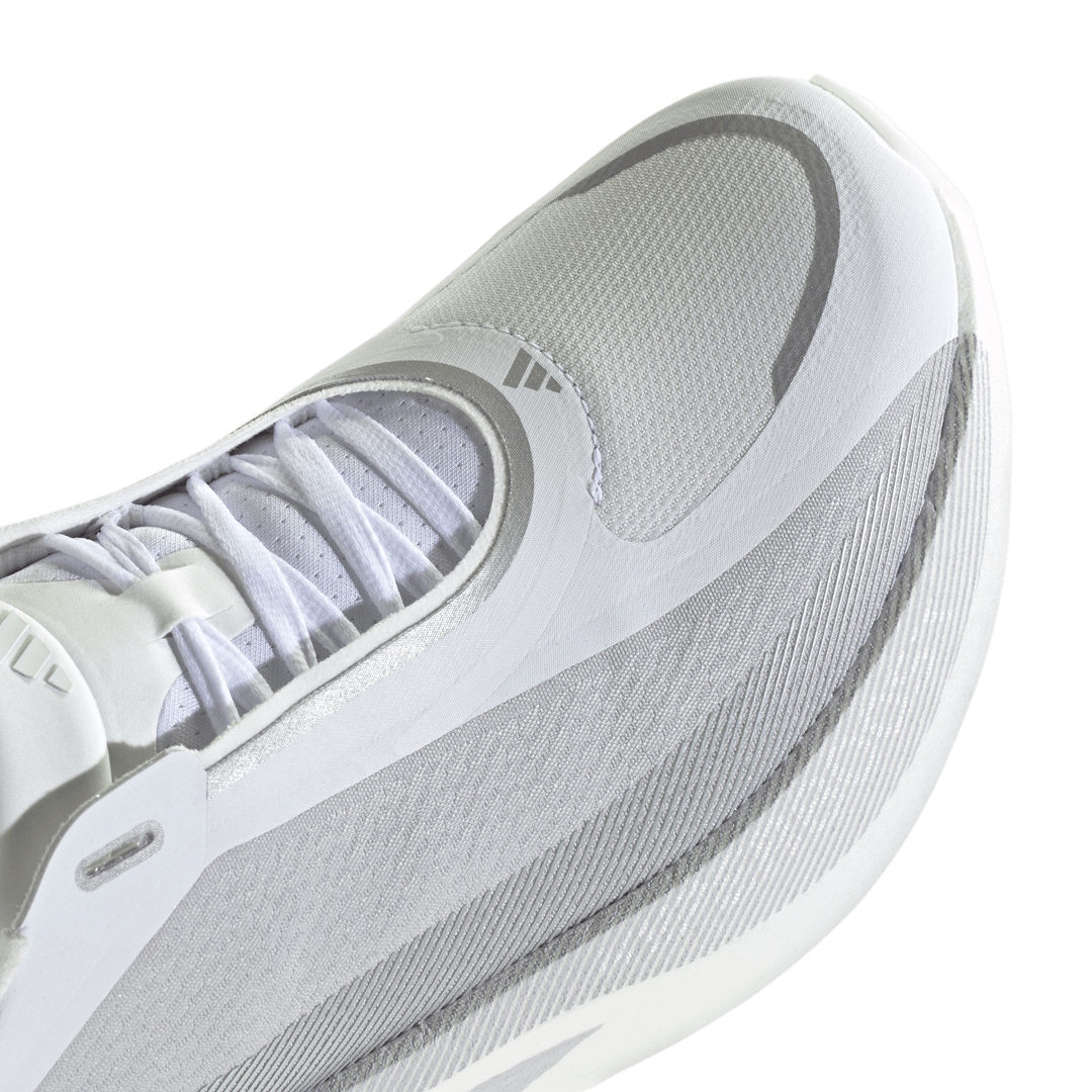Adidas Men's Hyperboost Edge – White/Light Solid Grey/Silver Metallic - Interval Running