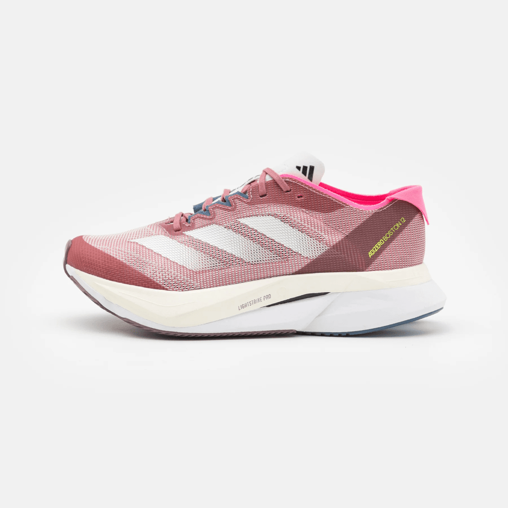 Adidas Women's Adizero Boston 12 - Preloved crimson / zero metallic / preloved ink - Interval Running