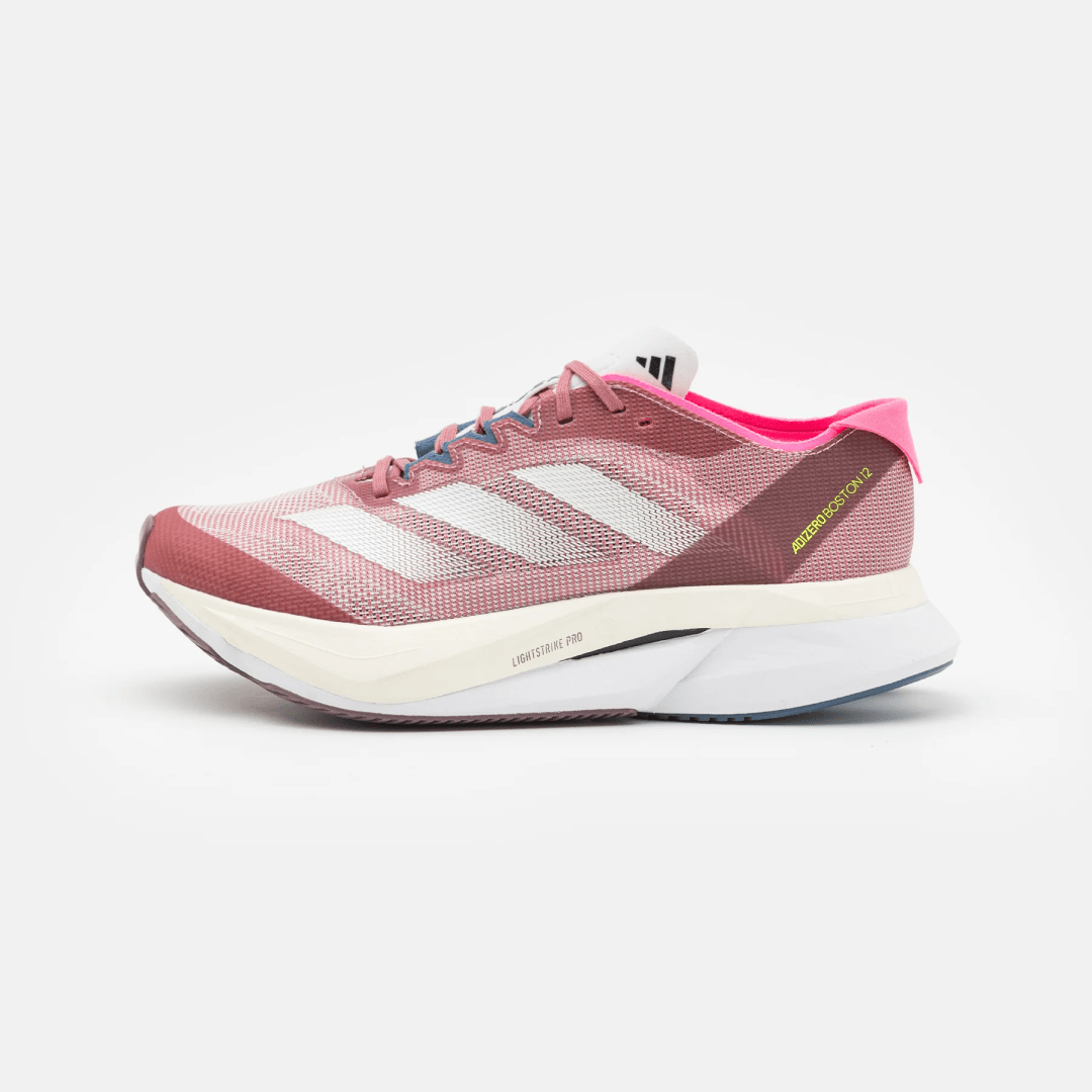 Adidas Women's Adizero Boston 12 - Preloved crimson / zero metallic / preloved ink - Interval Running