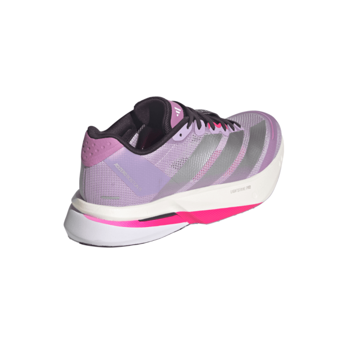 Adidas Women's Adizero Boston 13 - Powder Plum / Silver Metallic / Shock Pink - Interval Running