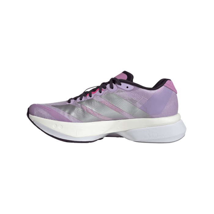 Adidas Women's Adizero Boston 13 - Powder Plum / Silver Metallic / Shock Pink - Interval Running