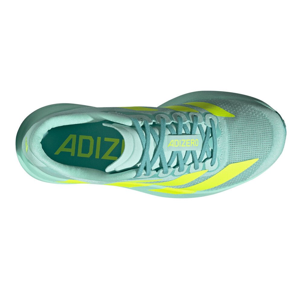 Adidas Women's Adizero EVO SL - Aqua / Lucid Lemon / Mint Ton - Interval Running