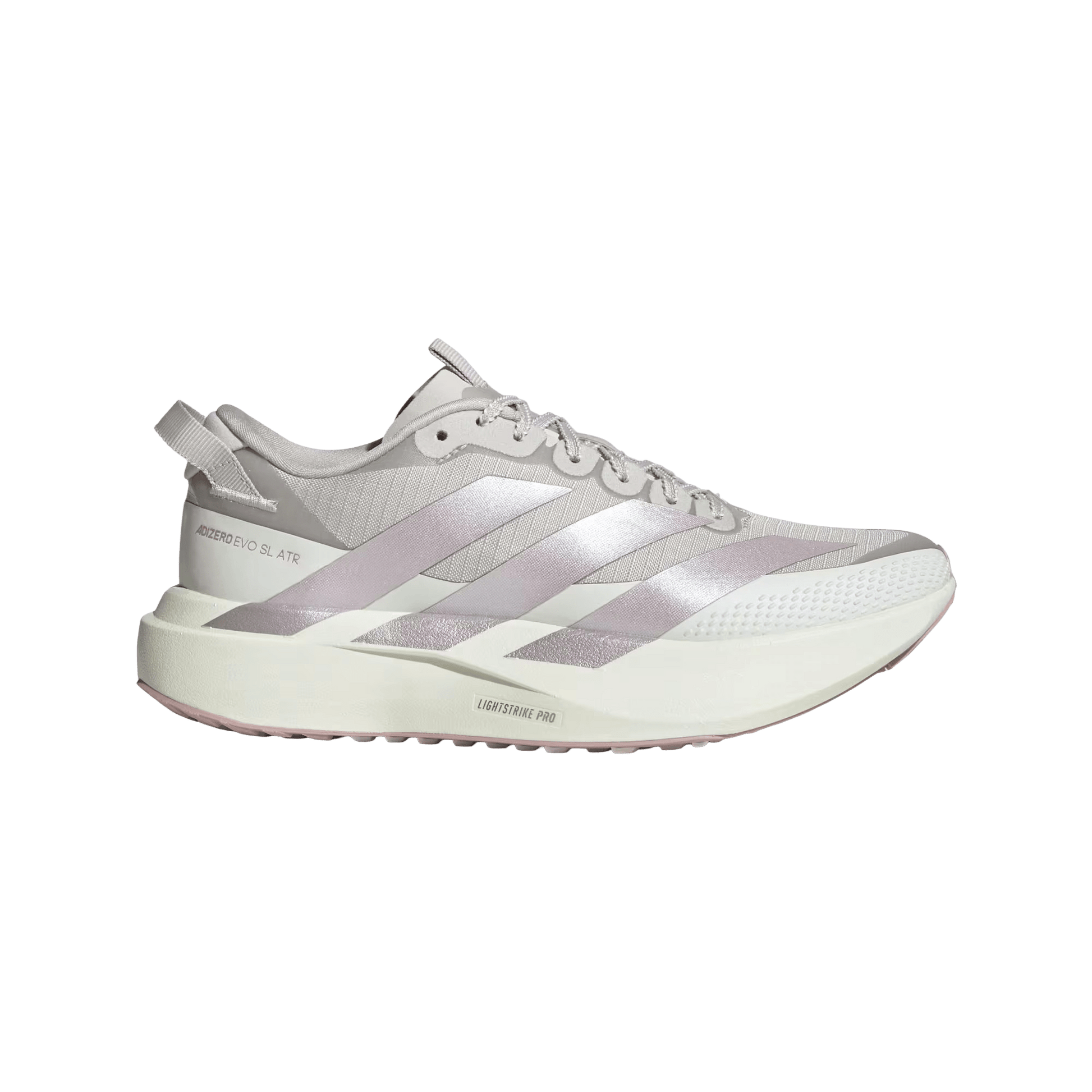 Adidas Women's Adizero EVO SL ATR - Grey One / Ice Purple / White Tint - Interval Running