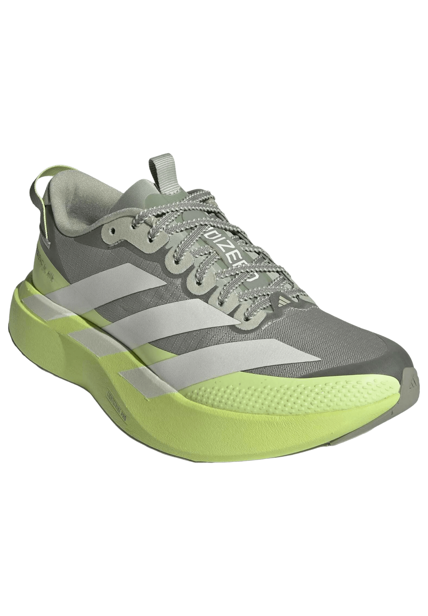 Adidas Women's Adizero EVO SL ATR - Halo Green / Zero Metalic / Frozen Lemon - Interval Running