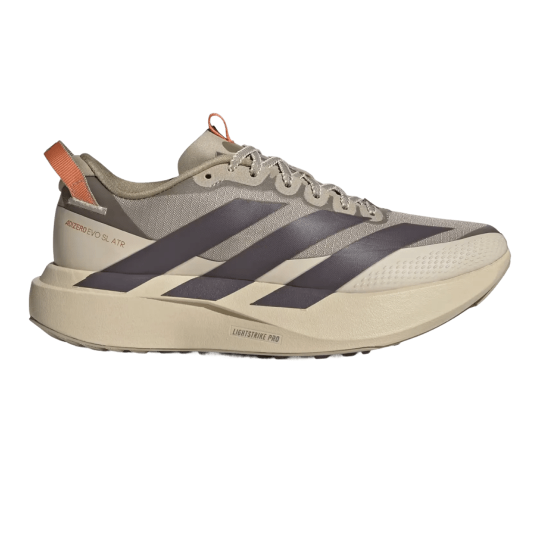Adidas Women's Adizero EVO SL ATR - Wonder Cargo / Grey Strata / Crystal Linen - Interval Running