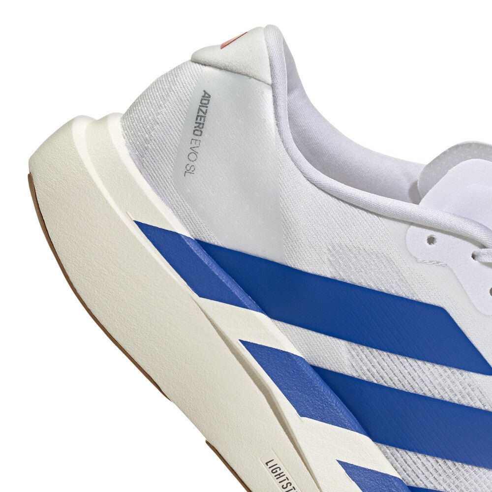 Adidas Women's Adizero EVO SL - Cloud White / Royal Blue / Pure Ruby - Interval Running