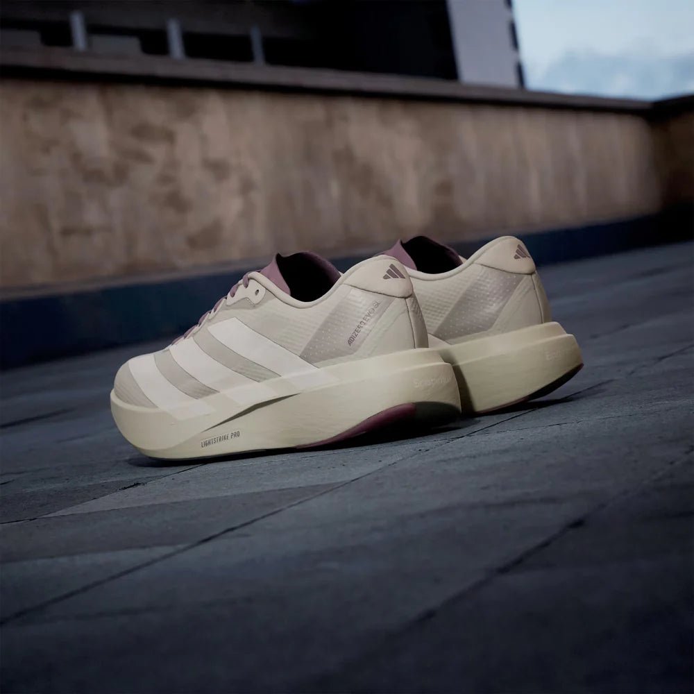 Adidas Women's Adizero EVO SL H.Koumori - Putty Grey / Alumina / Shadow Fig - Interval Running