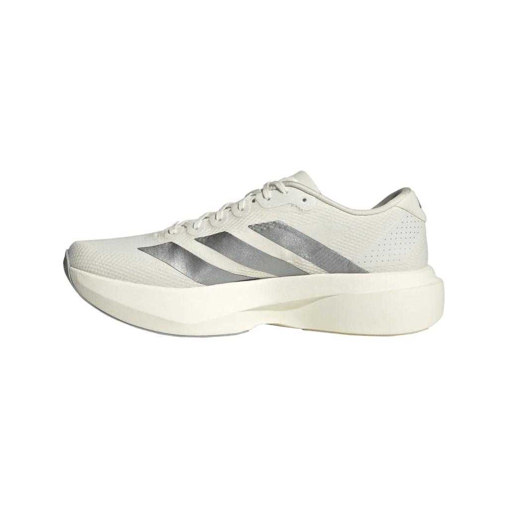 Adidas Women's Adizero EVO SL Woven - Core White/Core White/Halo Silver - Interval Running
