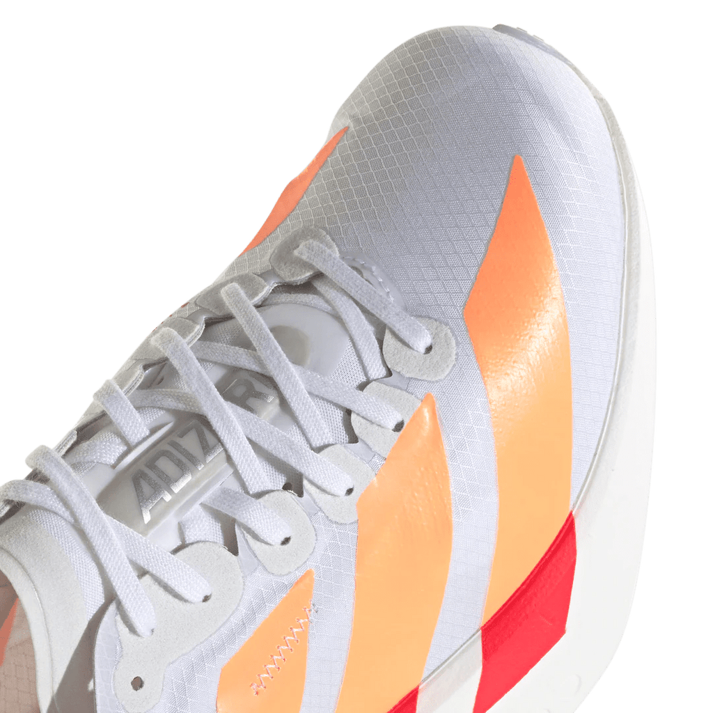 Adidas Women's Adizero Pro 4 - Footwear White/Beam Orange/Lucid Red - Interval Running