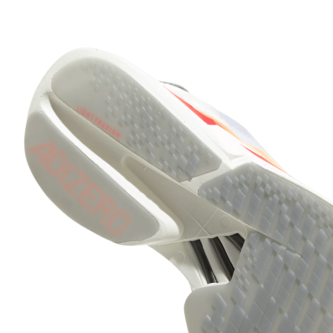 Adidas Women's Adizero Pro 4 - Footwear White/Beam Orange/Lucid Red - Interval Running