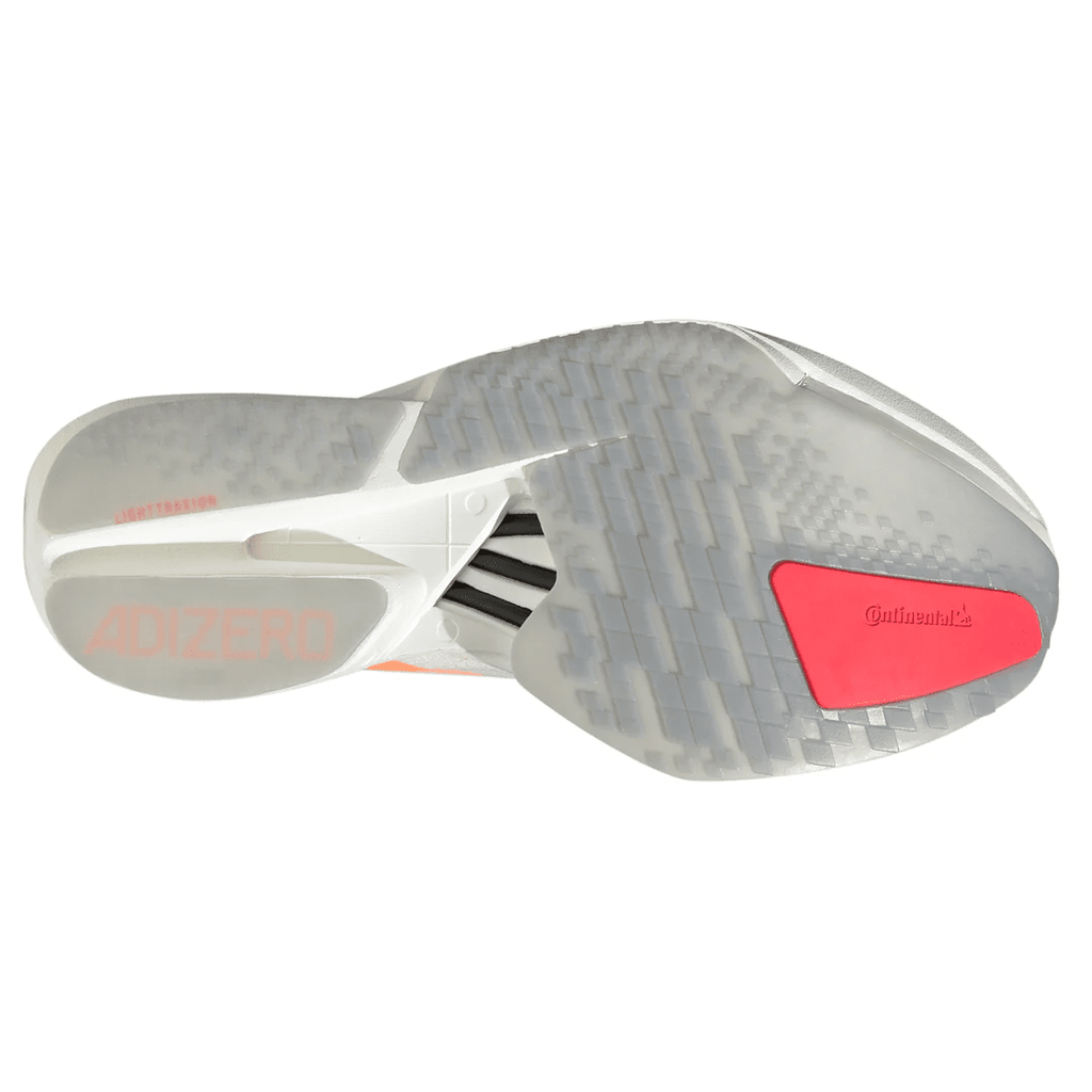 Adidas Women's Adizero Pro 4 - Footwear White/Beam Orange/Lucid Red - Interval Running
