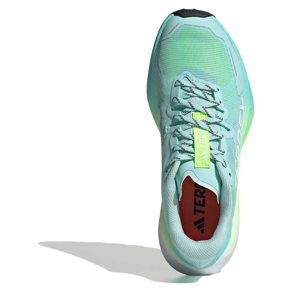 Adidas Women's Terrex Agravic 3 - Semi Flash Aqua / Cloud White / Lucid Lemon - Interval Running