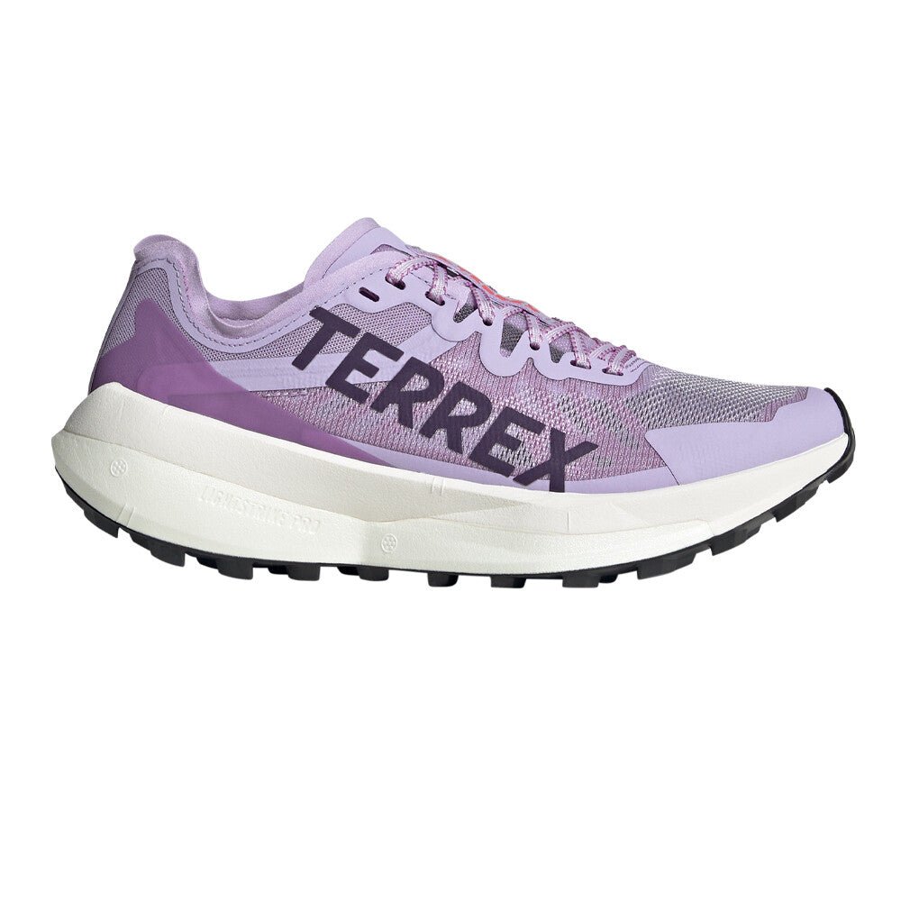 Adidas Women's Terrex Agravic Speed - Powder Plum / Aurora Plum / Lucid Red - Interval Running