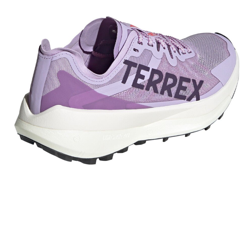 Adidas Women's Terrex Agravic Speed - Powder Plum / Aurora Plum / Lucid Red - Interval Running