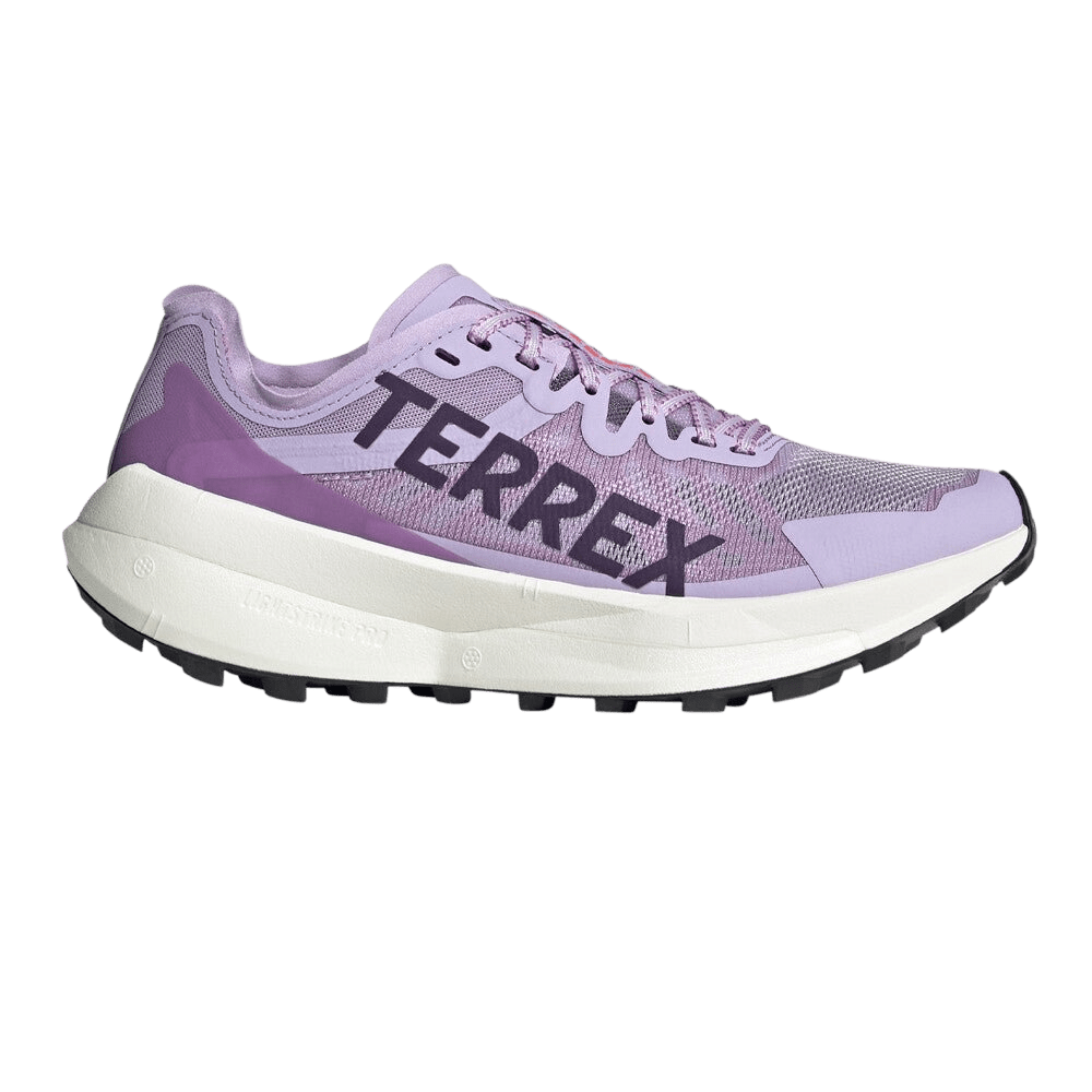 Adidas Women's Terrex Agravic Speed - Powder Plum / Aurora Plum / Lucid Red - Interval Running