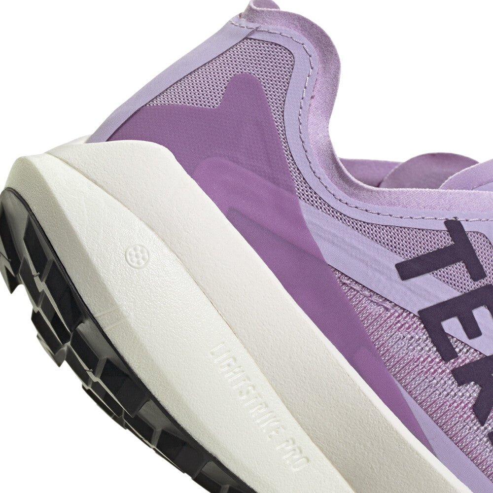 Adidas Women's Terrex Agravic Speed - Powder Plum / Aurora Plum / Lucid Red - Interval Running