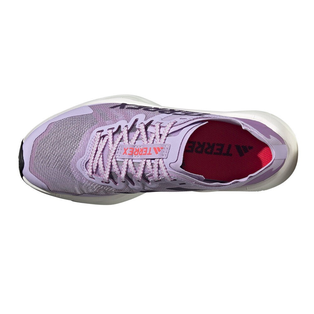 Adidas Women's Terrex Agravic Speed - Powder Plum / Aurora Plum / Lucid Red - Interval Running