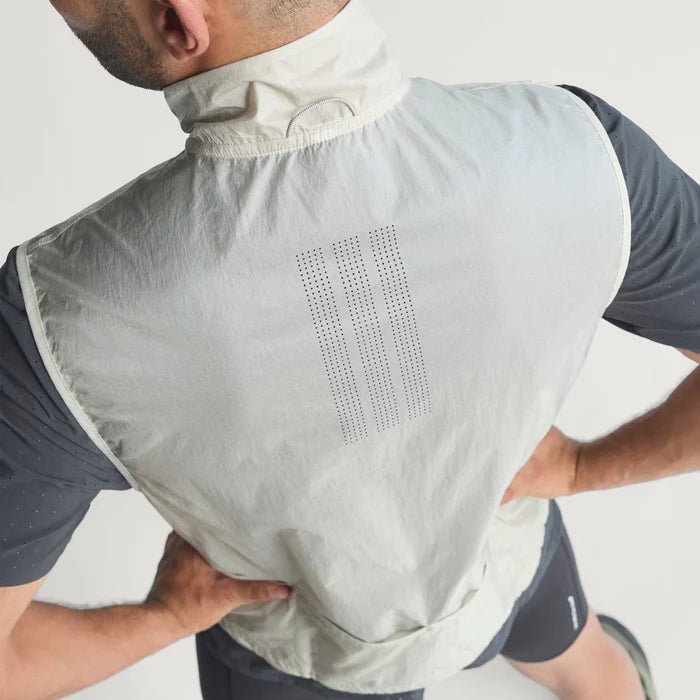 Adizero Adi365 H.Koumori Running Vest - Putty Grey - Interval Running