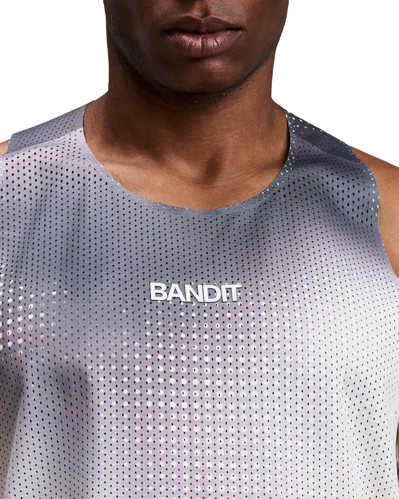 Bandit Men's Shredder™ Race Singlet with Flopack™ - Slate Multi