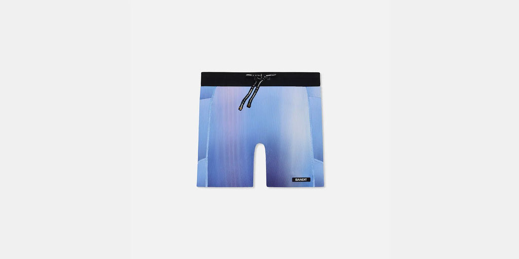 Bandit Cadence™ 5" Women's Compression Shorts - Gradient Deep Peri Blue - Interval Running