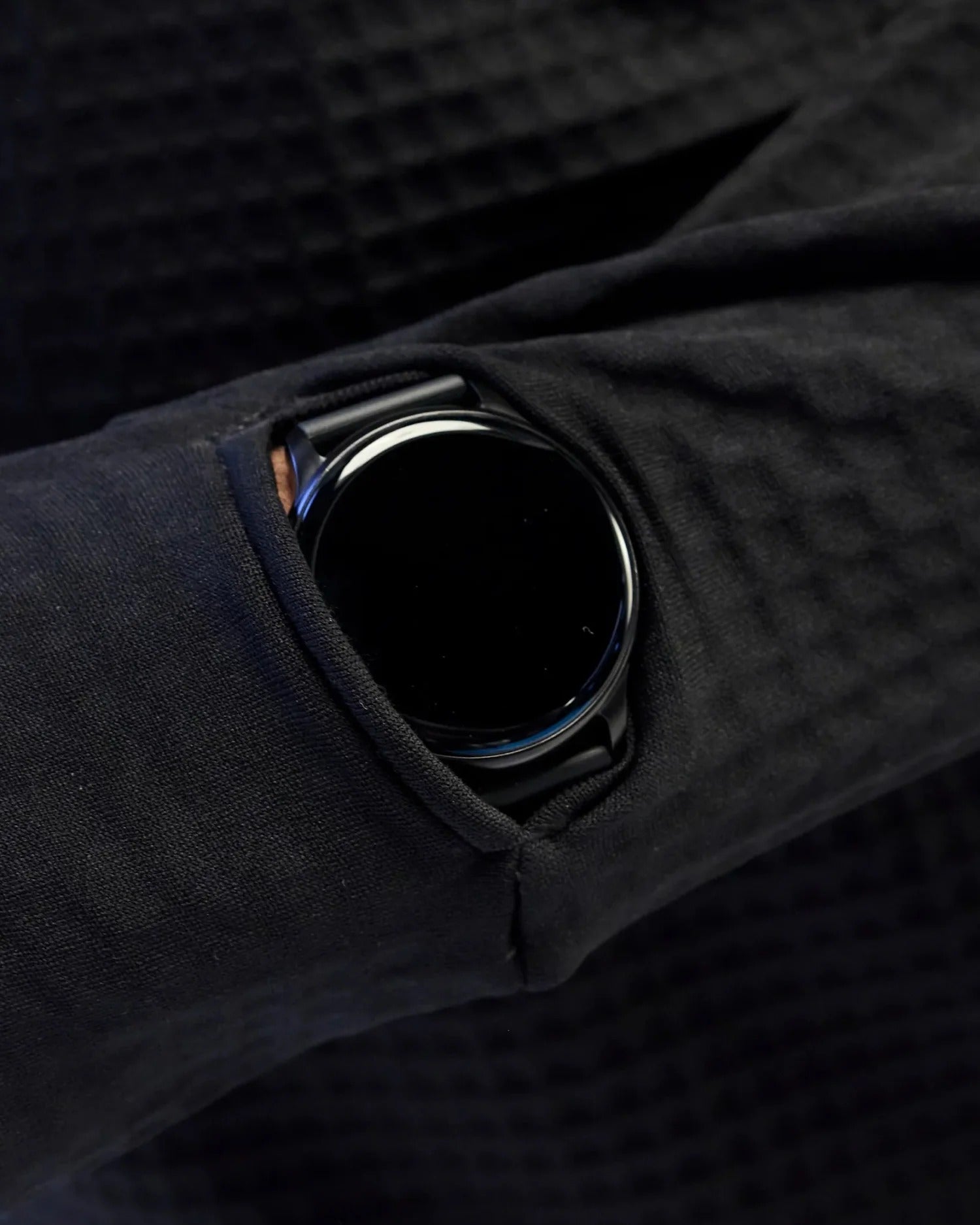 Bandit CaldoGrid™ Men's Cold Weather Quarter Zip - Black - Interval Running