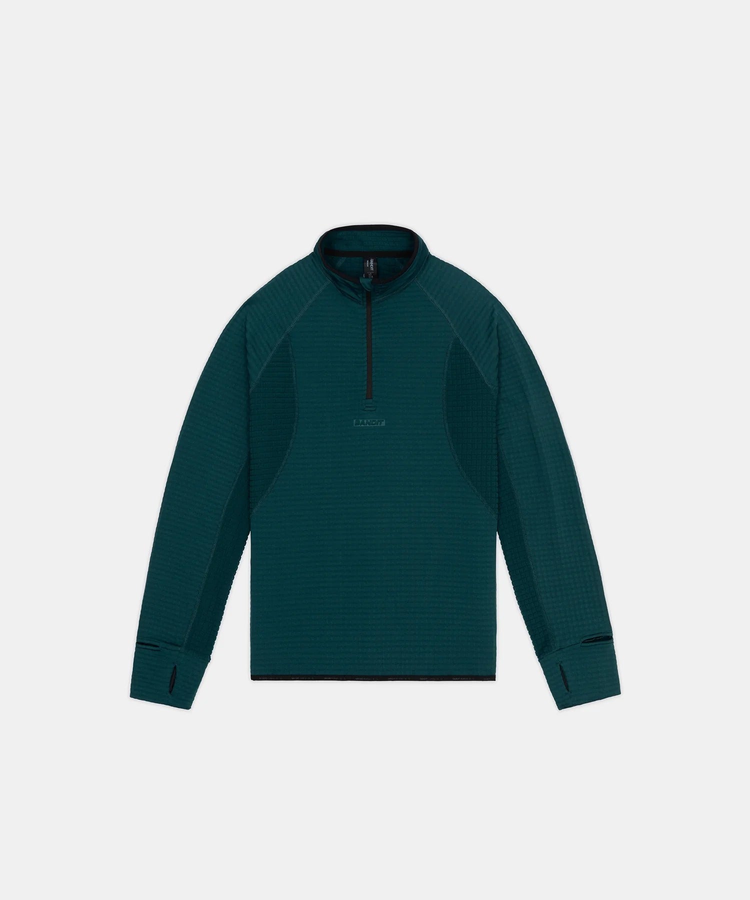Bandit CaldoGrid™ Men's Cold Weather Quarter Zip - Storm - Interval Running
