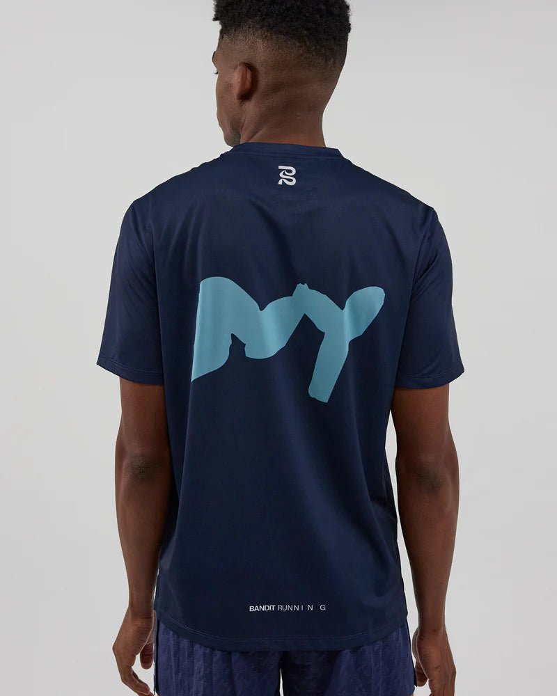 Bandit Drift™ "NY" Performance Tee - NY Navy - Interval Running