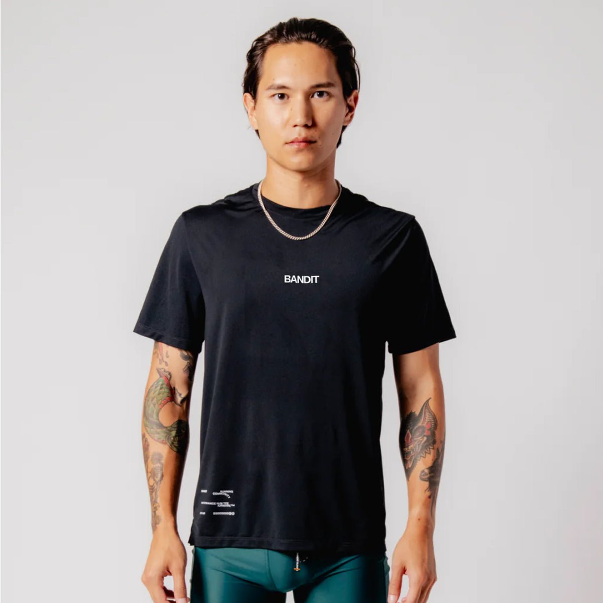 Bandit Drift™ Performance Training Tee - Black - Interval Running