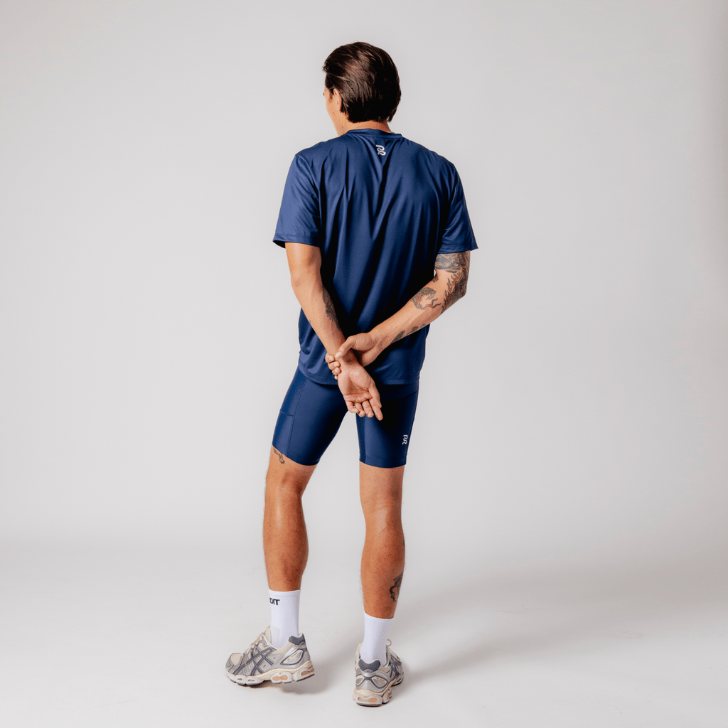 Bandit Drift™ Performance Training Tee - NY Navy - Interval Running