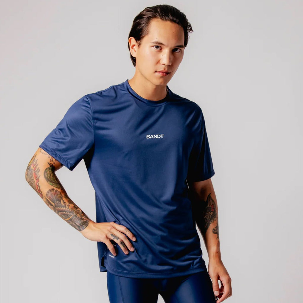 Bandit Drift™ Performance Training Tee - NY Navy - Interval Running