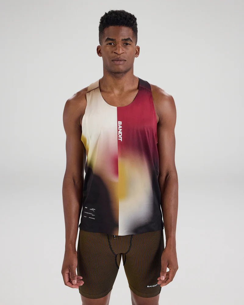 Bandit Drift™ Racing Singlet - Dijon Gradient - Interval Running