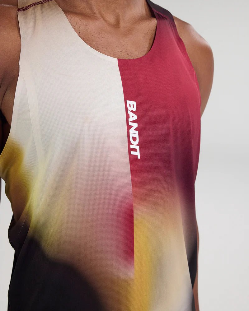 Bandit Drift™ Racing Singlet - Dijon Gradient - Interval Running