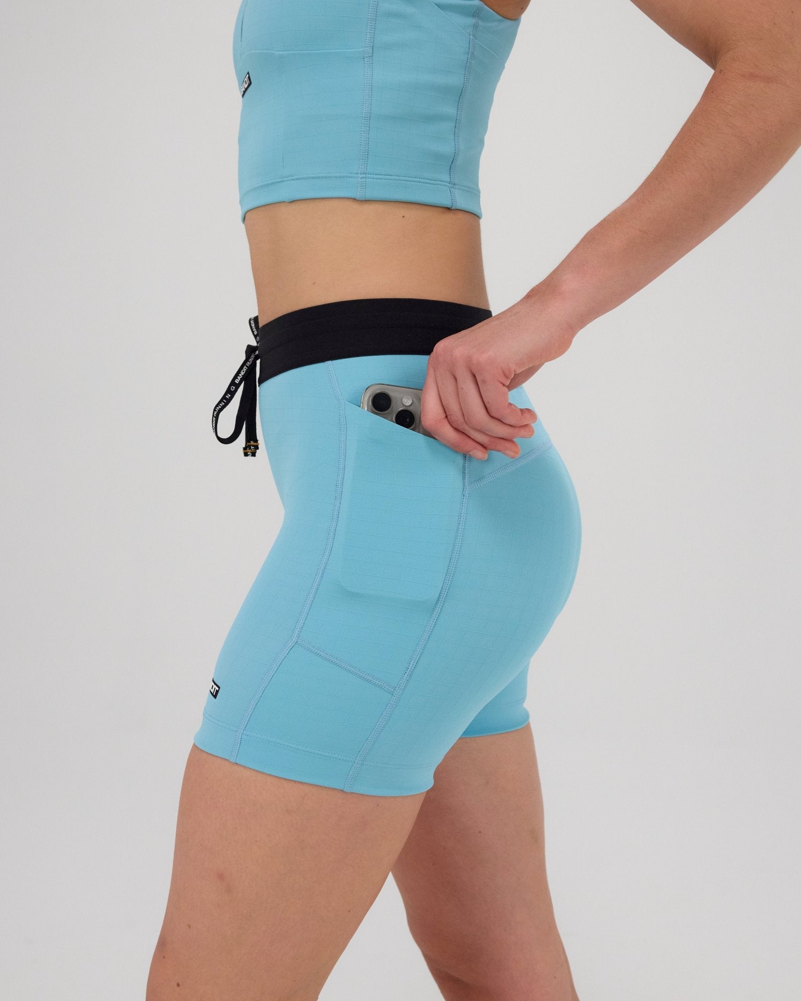 Bandit Gridlock™ 5" Compression - Vintage Blue - Interval Running