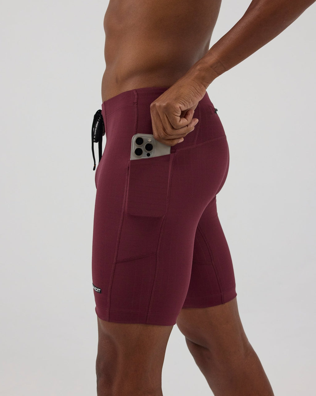 Bandit Gridlock™ 7 Pocket Half Tights - Fig - Interval Running