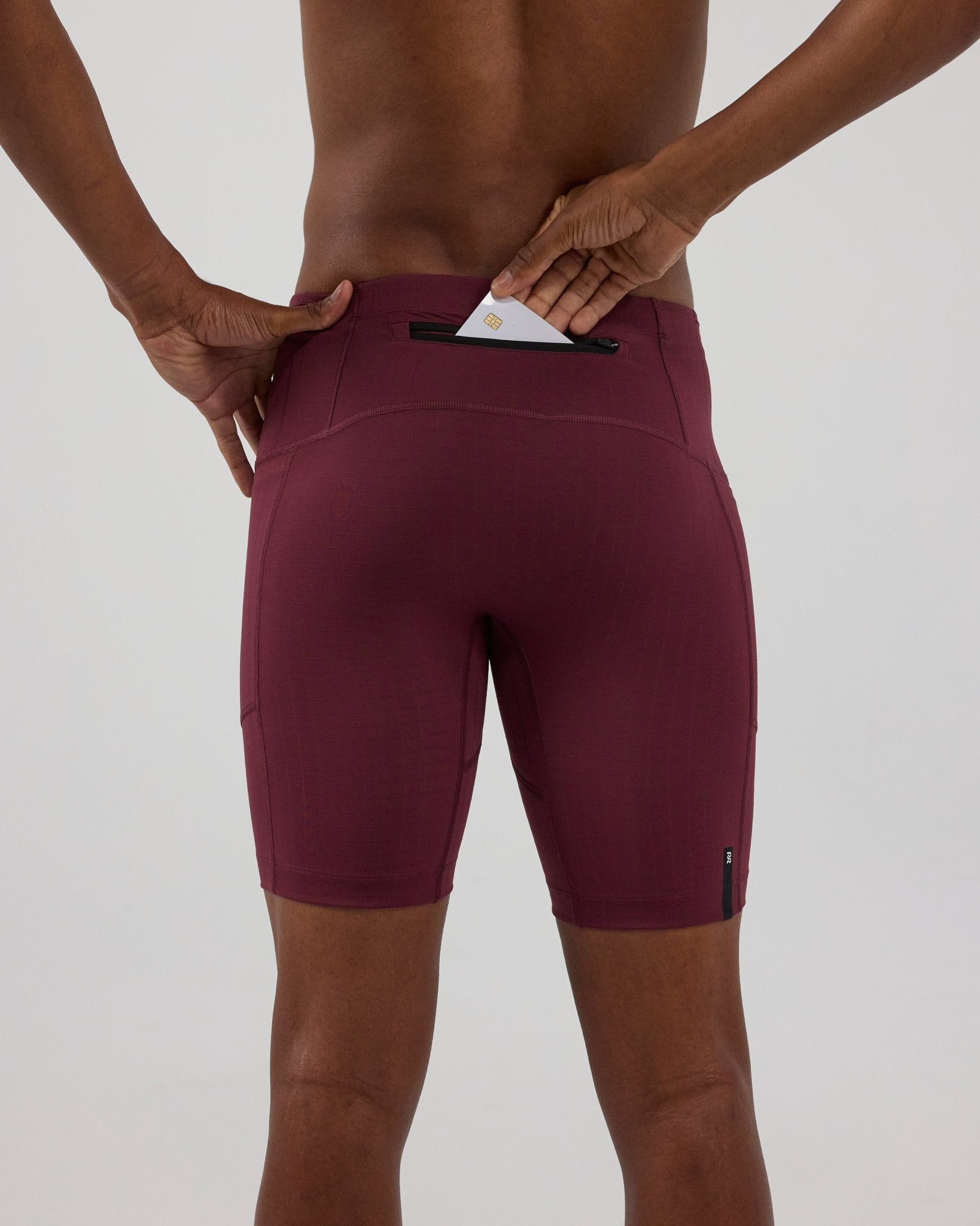 Bandit Gridlock™ 7 Pocket Half Tights - Fig - Interval Running