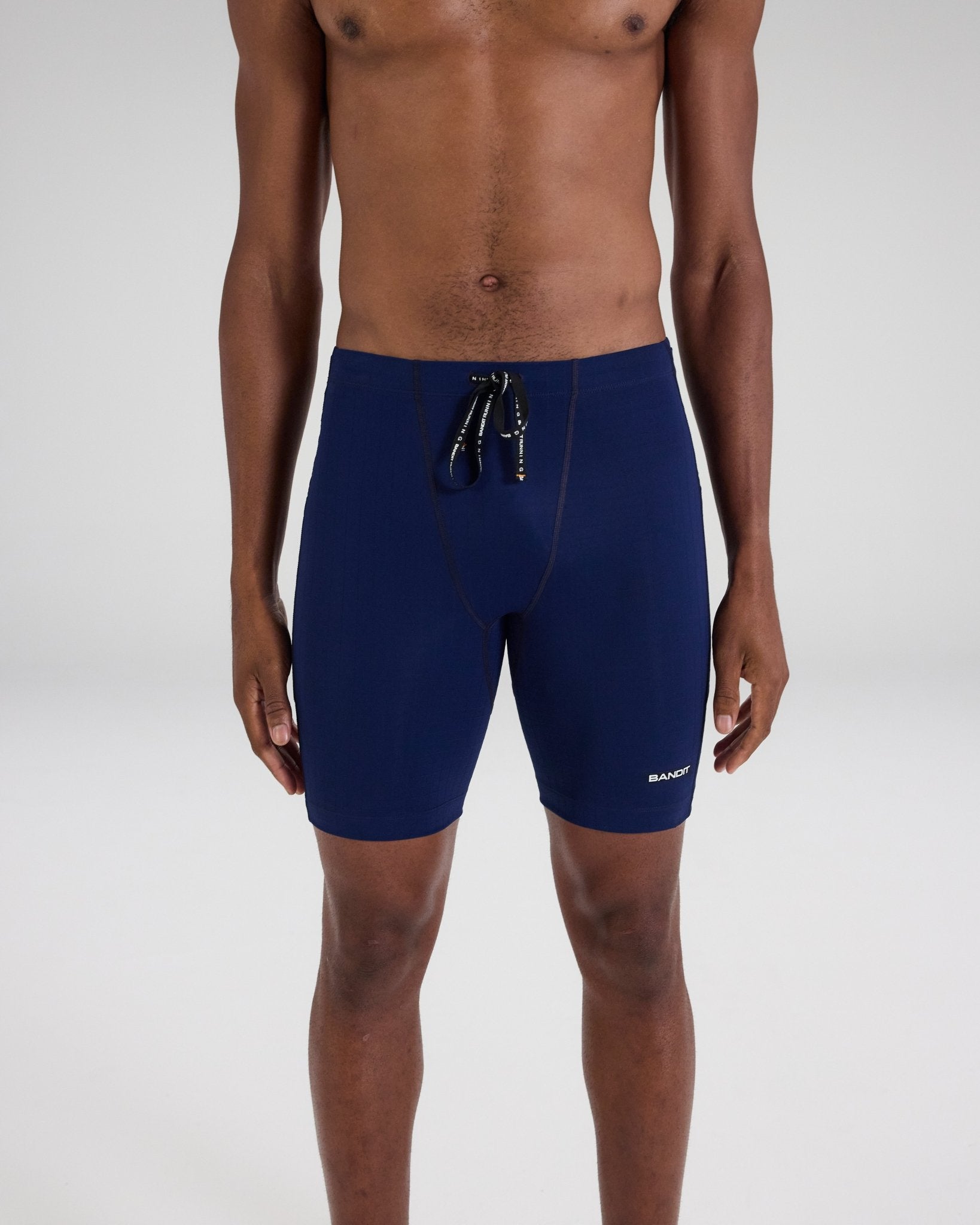 Bandit Gridlock™ 7 Pocket Half Tights - NY Navy - Interval Running